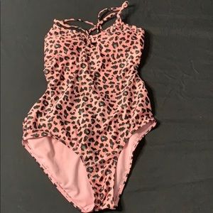 Pink Cheetah One Piece
